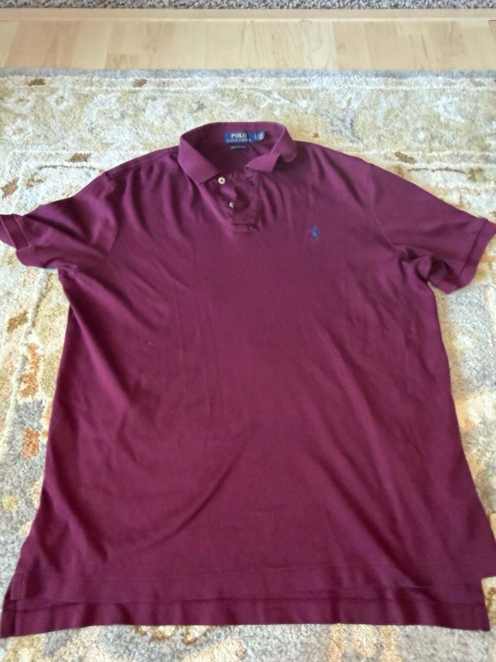 Polo Ralph Lauren Pima Soft Touch Men's Polo Shirt Burgundy